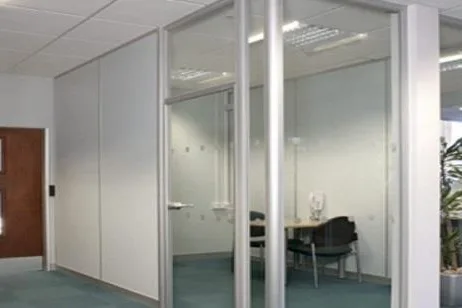 Office glass and panel partitions